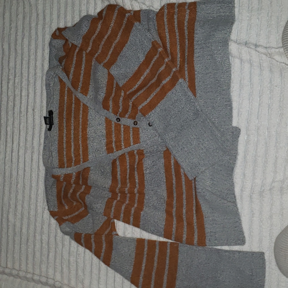 Orange and Grey Sweater
